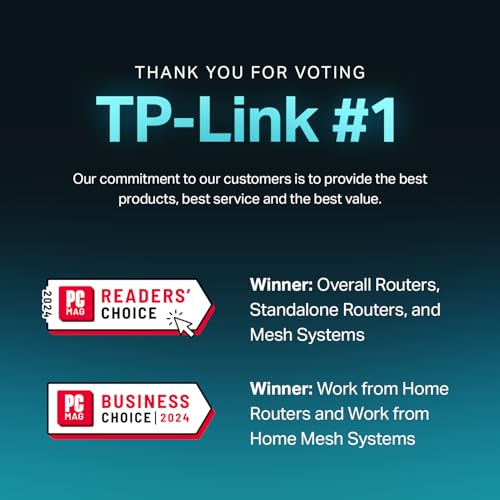 TP-Link Deco X55 AX3000 WiFi 6 Mesh System - Covers up to 6500 Sq.Ft, Replaces Wireless Router and Extender, 3 Gigabit Ports per Unit