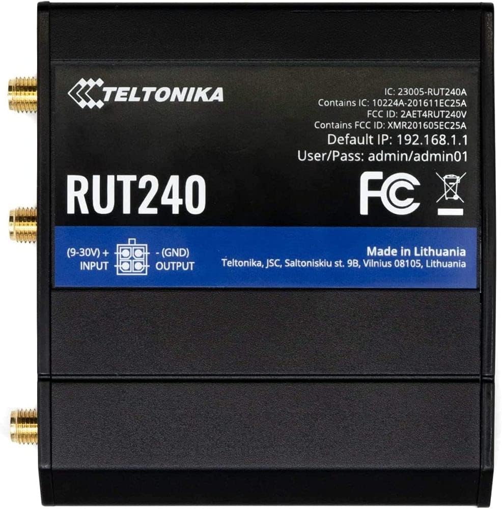 Teltonika RUT240 3G / 4G LTE Router for Verizon (RUT240-02)