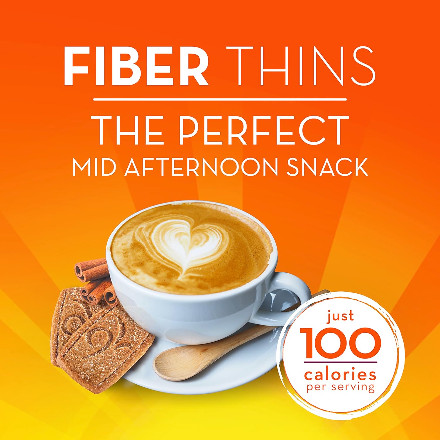 Metamucil Fiber Thins, Daily Psyllium Husk Fiber Supplement, Supports Digestive Health and Satisfies Hunger, Cinnamon Spice Flavor