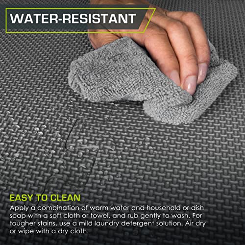ProsourceFit Extra Thick Puzzle Exercise Mat , EVA Foam Interlocking Tiles for Protective, Cushioned Workout Flooring for Home and Gym Equipment