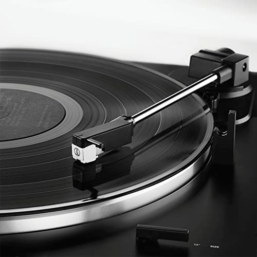 Audio-Technica AT-LP60XBT-RD Fully Automatic Belt-Drive Stereo Turntable, Red/Black, Bluetooth, Hi-Fi, 2 Speed