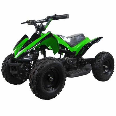 Mars Kids Quad by FamilyGoKarts Green/Black Kids Electric ATV - Avayadevconnect