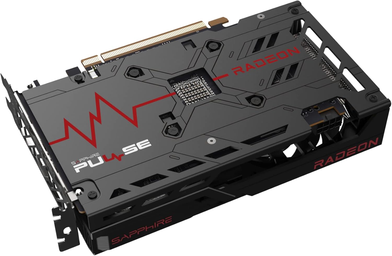 Sapphire 11310-04-20G Pulse AMD Radeon RX 6600 LITE Edition HDMI DP Gaming Graphics Card with 8GB GDDR6, AMD RDNA 2, Black