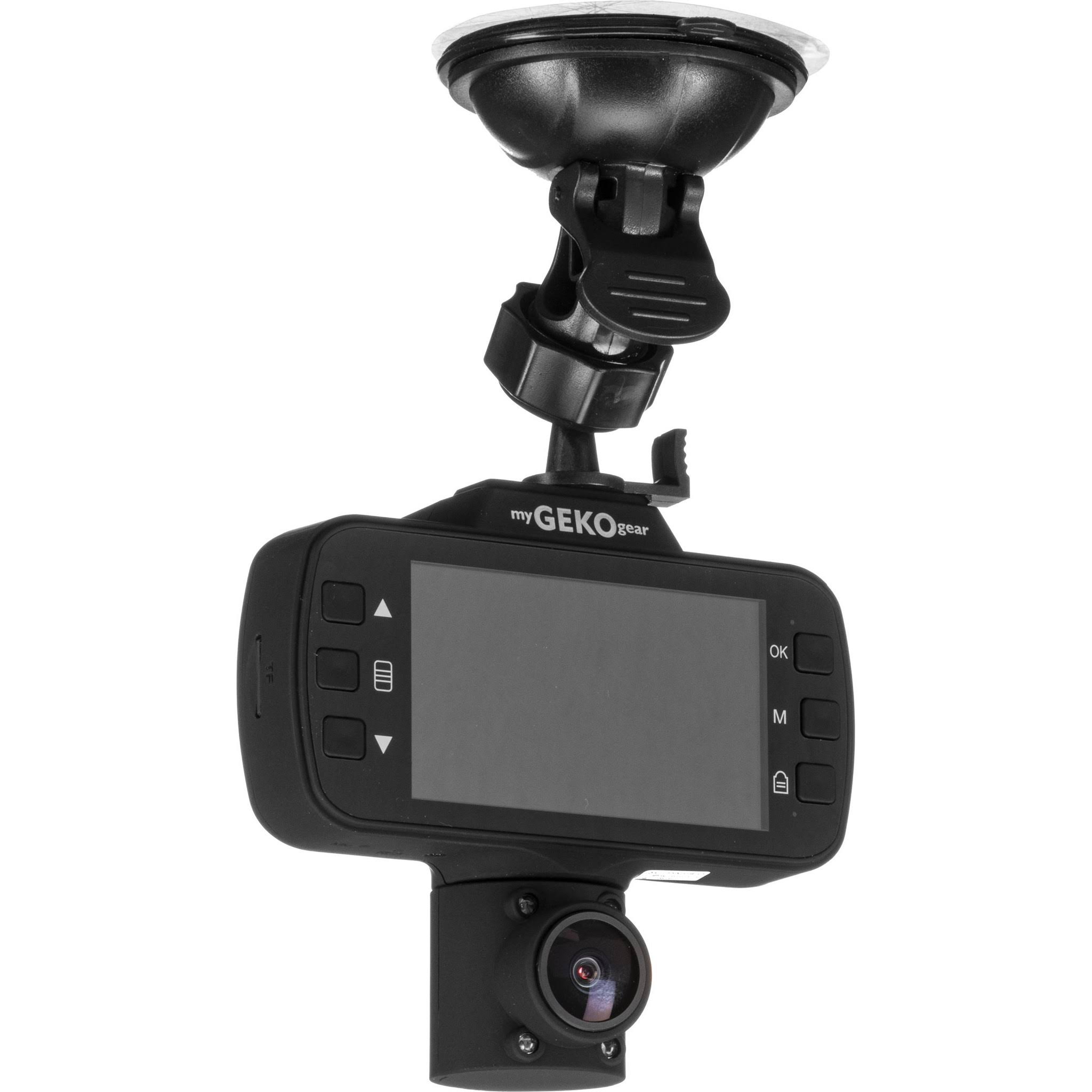 myGEKOgear - OwlScout Front and Rear Camera Dash Cam - Black - Megean