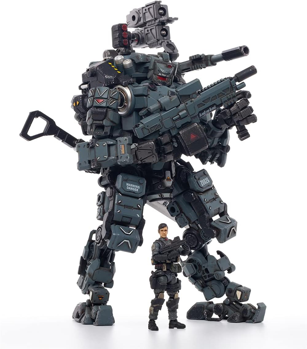 HiPlay JoyToy 1/25 Science-Fiction Robot Mecha Action Figures Full Set-Dark Source Series-Iron Wrecker 02 Tactical Mecha