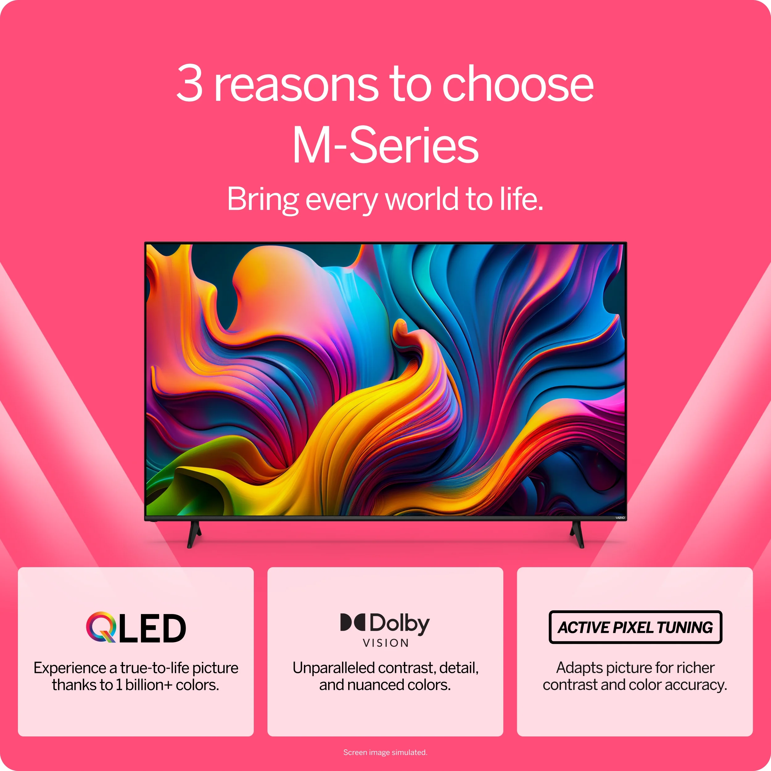 VIZIO 43" Class M6 Series 4K QLED HDR Smart TV M43Q6-J04