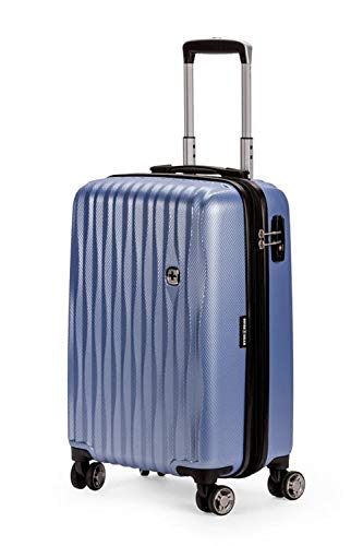 SwissGear 7272 Energie Expandable Hardside Luggage with Spinner Wheels and TSA Lock, Gunmetal, Carry-On 19-Inch