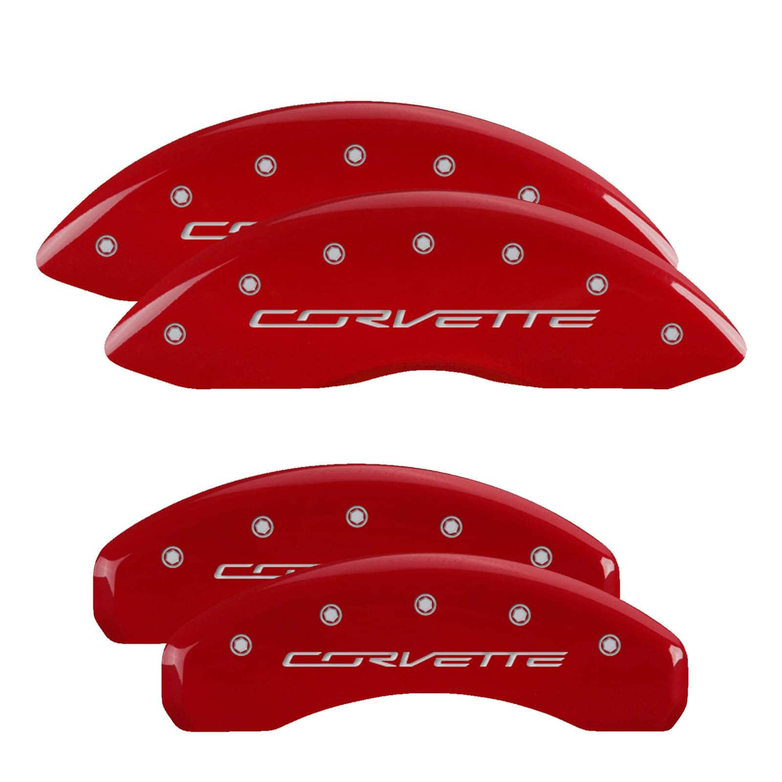 MGP Caliper Covers 13009SCV7RD Caliper Cover, Red