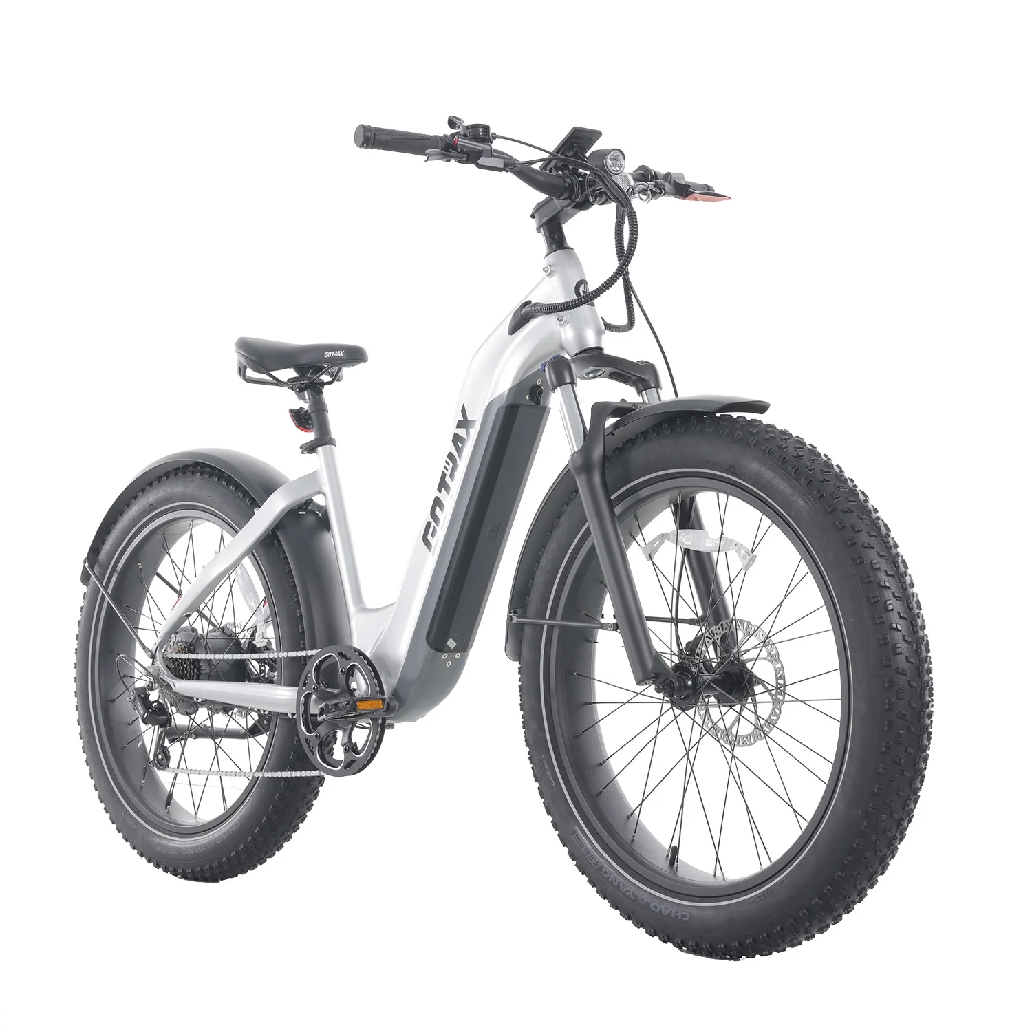 GOTRAX Tundra Electric Bike for Adults, 750W 48V 26 x 4 Fat Tire Adult Dirt Electric Bicycle, 20MPH All Terrain Electric Mountain Bike, Step over