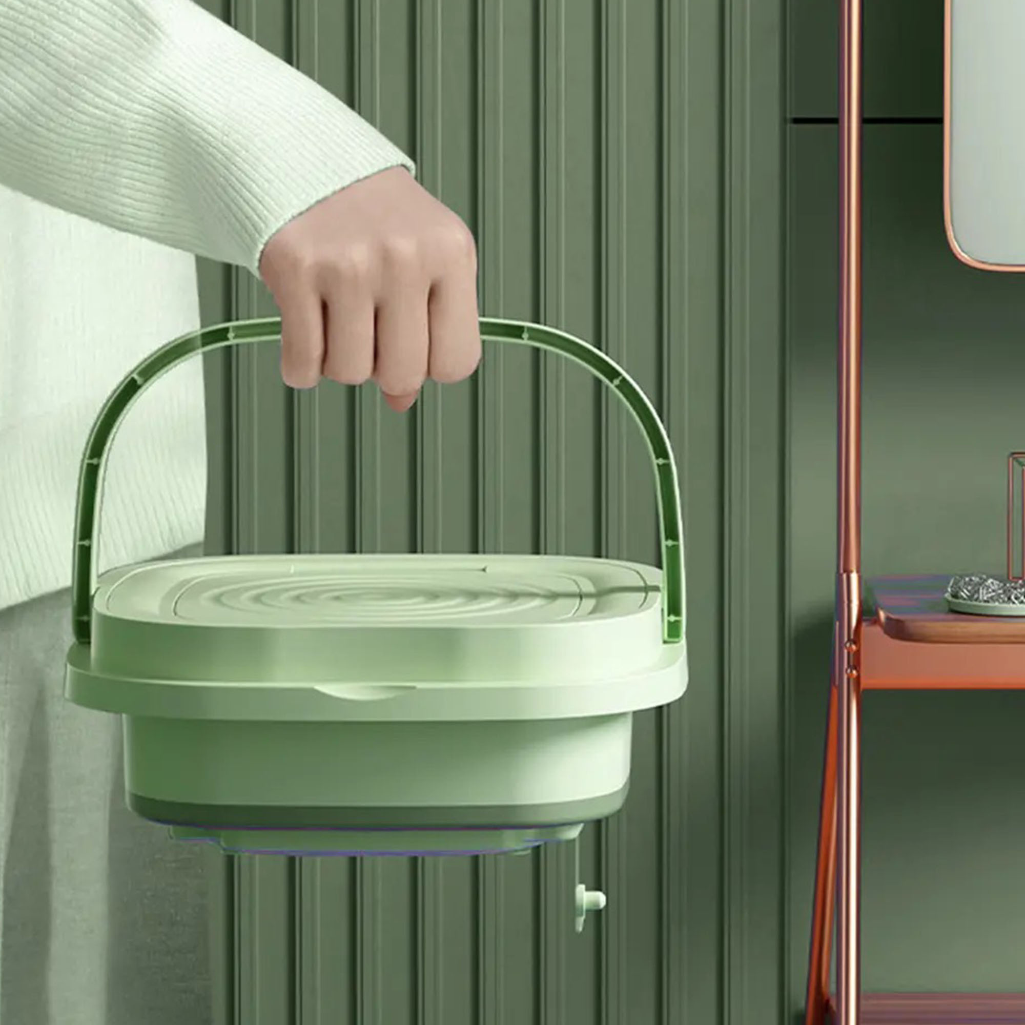 2023 New 8L High-Capacity Portable Washing Machine - Auto Environment-Friendly Cleaner for Underwear