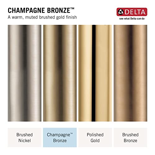 Delta Faucet Modern Raincan 2-Setting Round Shower System Including Rain Shower Head and Handheld Spray Chrome - Radiant Selections