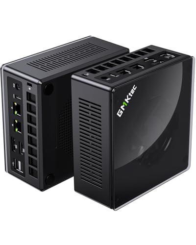 GMKtec M5 Plus Gaming Mini PC Ryzen 7 5825U (Upgraded 7430U/ 5700U), 32GB RAM 1TB SSD Dual NIC LAN 2.5GbE Desktop Computers Office Home