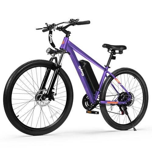 Racer Electric Bike for Adults - 21-Speed Mountain Lightweight Ebike with Peak 750W 22MPH Brushless Motor, 375Wh Removable Battery