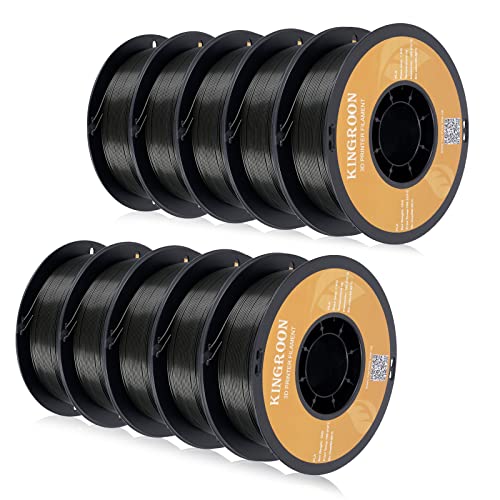 Kingroon PLA 3D Printer Filament, 12Rolls, Dimensional Accuracy +/- 0.03 mm, 12kg Spool(26.4lbs)