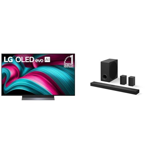 LG 55-Inch Class OLED evo AI 4K C5 Series Smart TV w/Dolby Atmos, Dolby Vision, HDR10, AI Super Upscaling 4K, Filmmaker Mode, Wow Orchestra