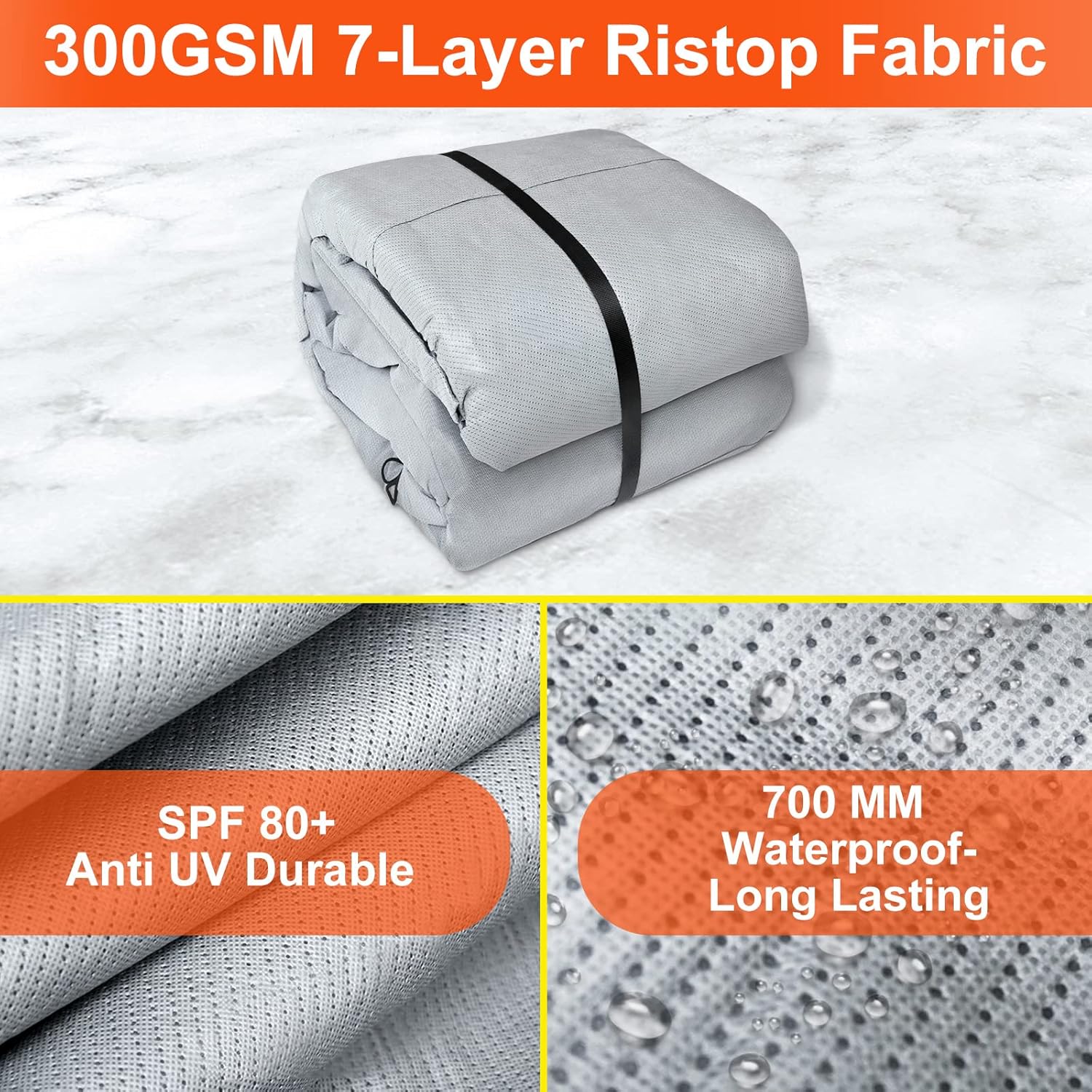 7 Layers Top Travel Trailer RV Cover for 20.1' - 22' RV Cover