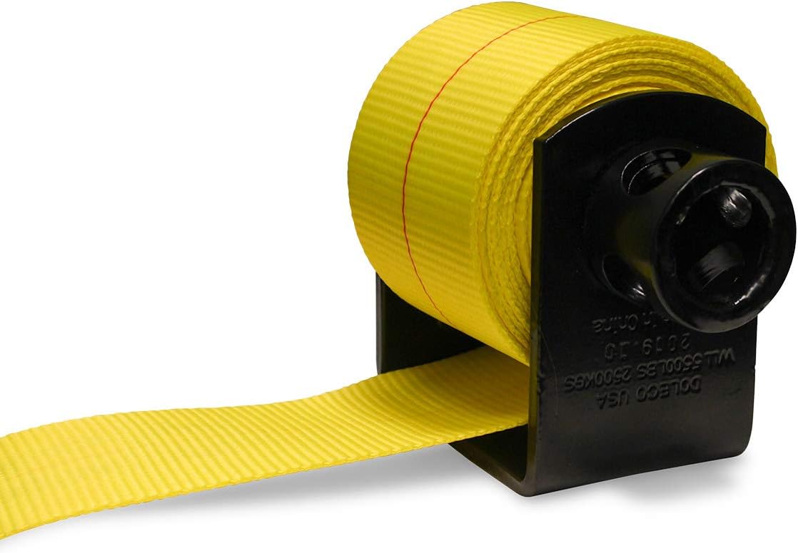 DC Cargo Mall Weld-On Winch for Flatbed Trailer | Heavy Duty Standard Tie-Down Winch