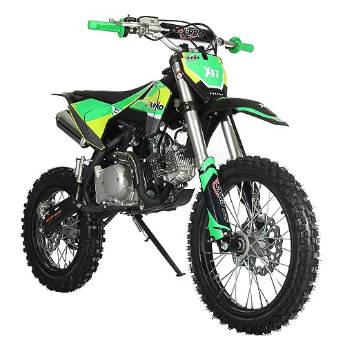 X-PRO X17 125cc Automatic Transmission Dirt Bike with Electric Start, Big 17"/14" Tires!