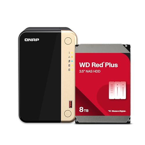 QNAP TS-464-8G-US 4 Bay High-Performance Desktop NAS with Intel Celeron Quad-core Processor