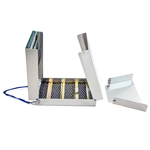 ASR Outdoor Deluxe 50" Aluminum Folding Sluice Box Gold Prospecting Kit, Green