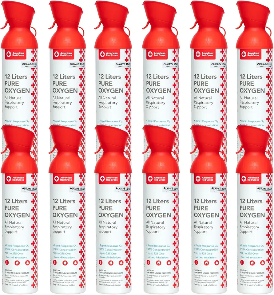 American Red Cross + Boost Oxygen | Extra Large 12L Canister (12 Pack) - Kansas Nuitrition - HNZSDS