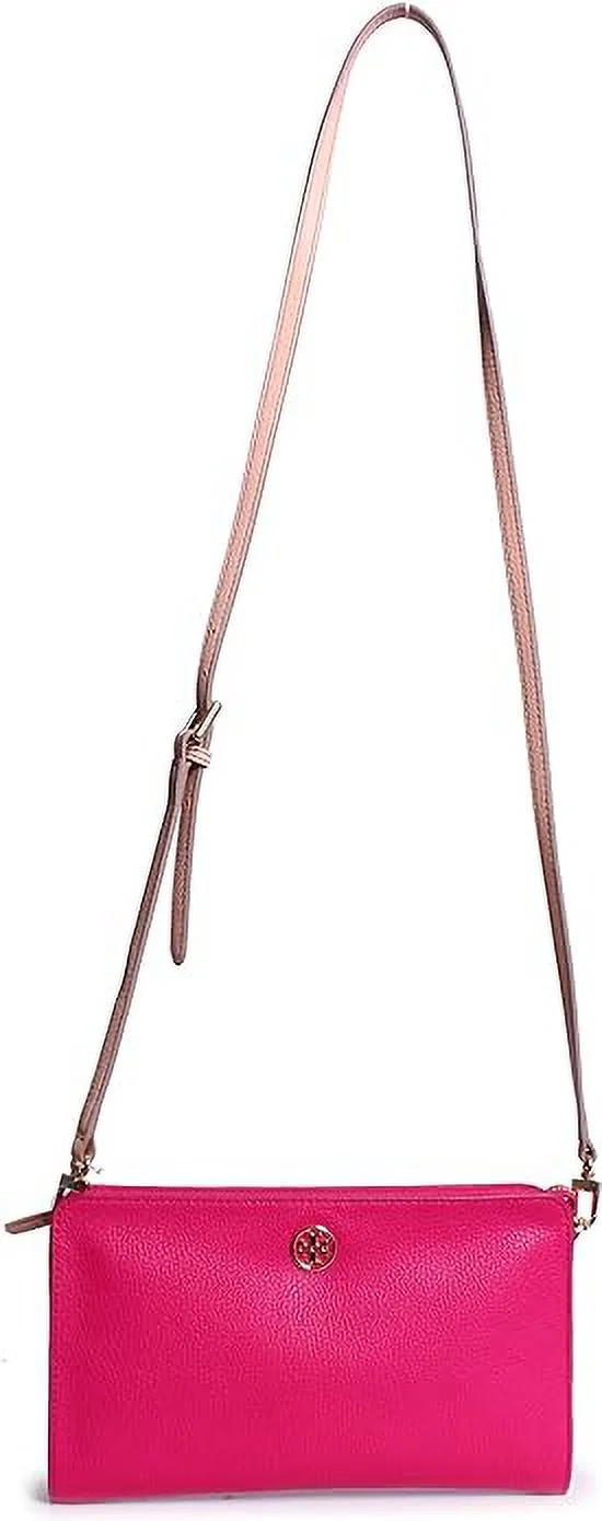 Tory Burch Multi-Color Wallet Crossbody in Carnation Red