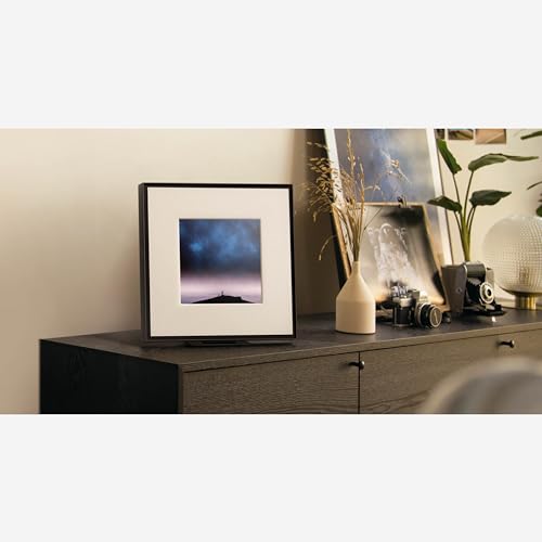 Samsung LS60D Music Frame Smart Speaker with Dolby Atmos Audio, Q-Symphony, Customizable Design, Wide Range Sound