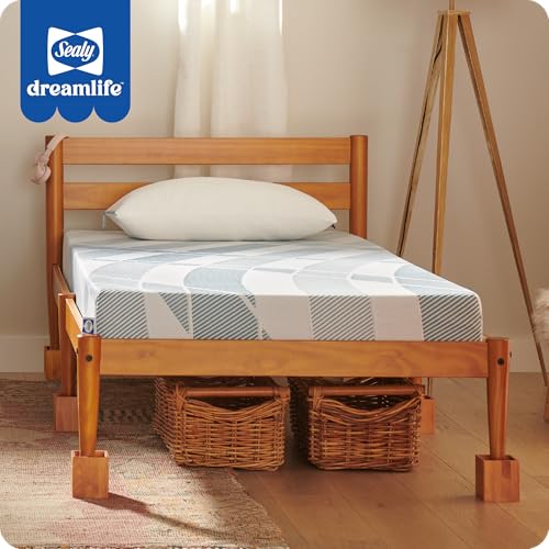 Sealy Dreamlife 12” Foam Mattress-in-a-Box, Full, SealyComfort Gel Memory Foam, SealySupport Transition Foam, Surface-Guard Technology