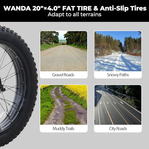 Totem Fat Tire Folding Electric Bike for Adults 20"X4" Foldable Ebike Hammer with 48V 10.4Ah Removable Battery,500W Brushless Motor,20MPH Max Speed