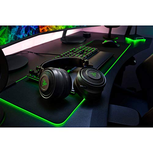 Razer Nari Wireless 7.1 Surround Sound Gaming Headset: THX Audio, Auto-Adjust Headband & Swivel Cups, Chroma RGB, Retractable Mic, For PC, PS4, PS5