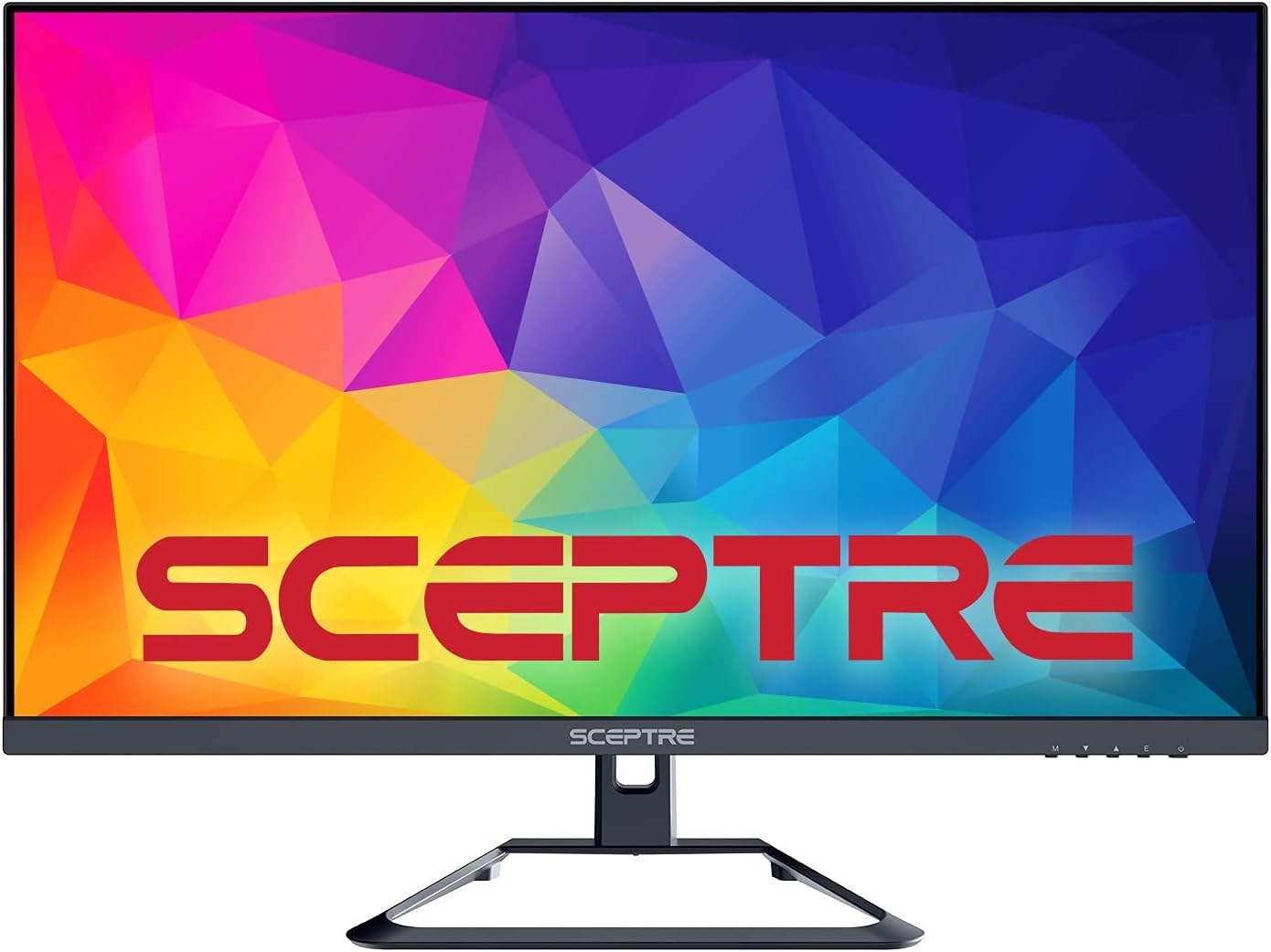 Sceptre 4K IPS 27" 3840 x 2160 UHD Monitor up to 70Hz DisplayPort HDMI 99% sRGB Build-in Speakers, Black 2021 (U275W-UPT)