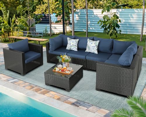 Outdoor Furniture Patio Furniture Sets Conversation Sets Balcony Furniture Outdoor Sectional for Outdoor Indoor Backyard Lawn Garden Porch Poolside