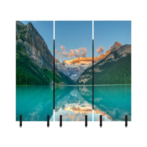 3 Panels Freestanding Acoustic Room Divider Breathtaking Orlando Park During Vibrant Sunrise Central Florida Soundproof Privacy Screen Folding Sound
