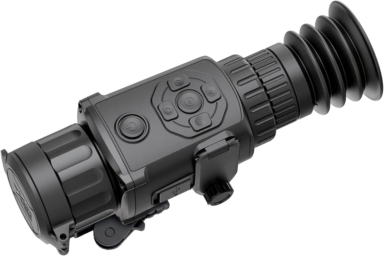 AGM Global Vision Thermal Scope Rattler TS19-256 Thermal Imaging Rifle Scope 256x192 (50 Hz), 19 mm Lens, Black