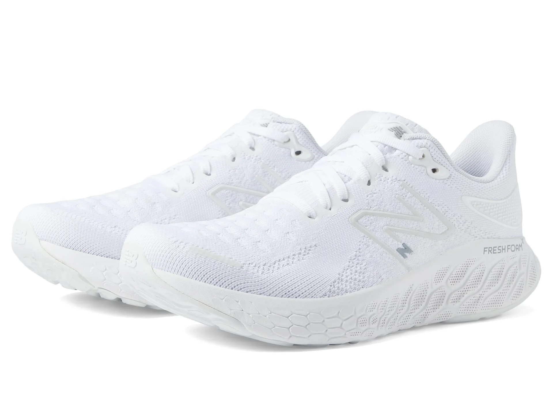 New Balance Women's Fresh Foam X 1080 V12 Running Shoe, White/Arctic Fox, 12