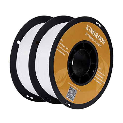 Kingroon PLA 3D Printer Filament, 12Rolls, Dimensional Accuracy +/- 0.03 mm, 12kg Spool(26.4lbs)