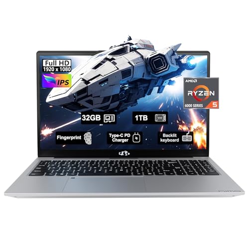 15.6 Business-gaming-Laptop, 6-Cores AMD Ryzen 5 6600H 660M 6nm GPU