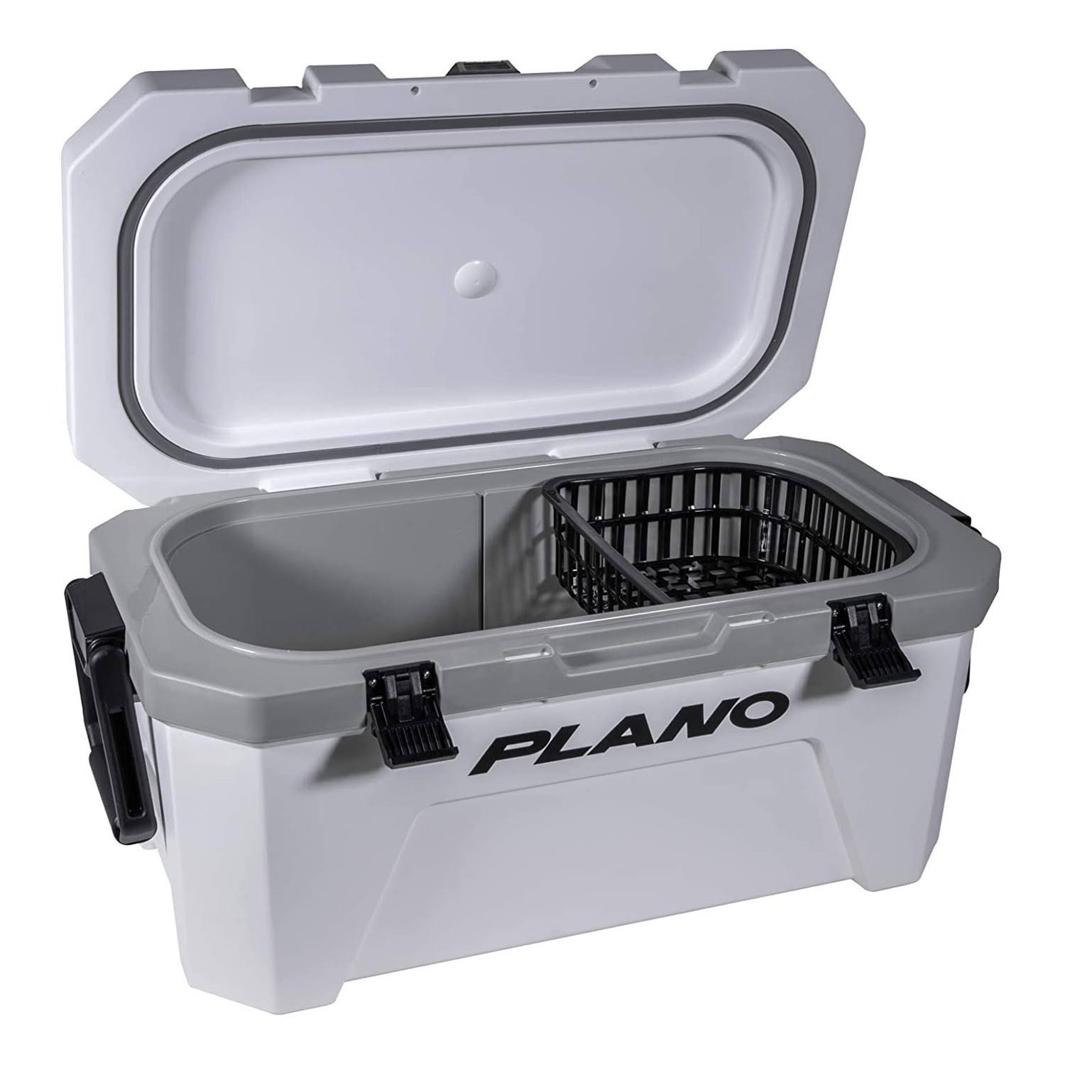 Plano Frost 32 Quart Heavy Duty Cooler w/ Built in Bottle Opener and Dry Basket