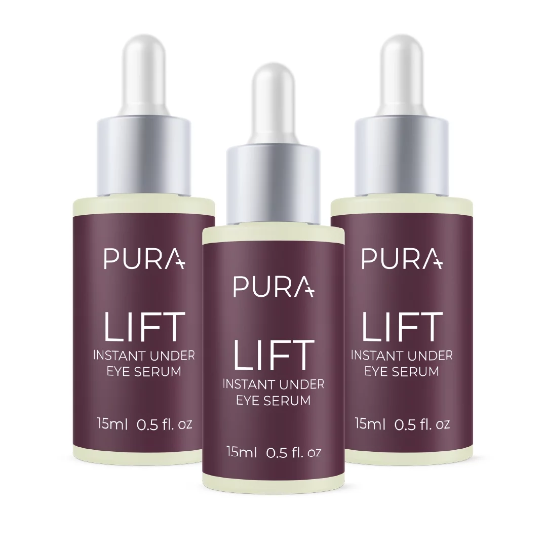 PURA Lift Instant Under Eye Serum - Advanced Dark Circle Reducer, Anti Aging Serum - Reduces Wrinkles, Under-Eye Puffy Bags