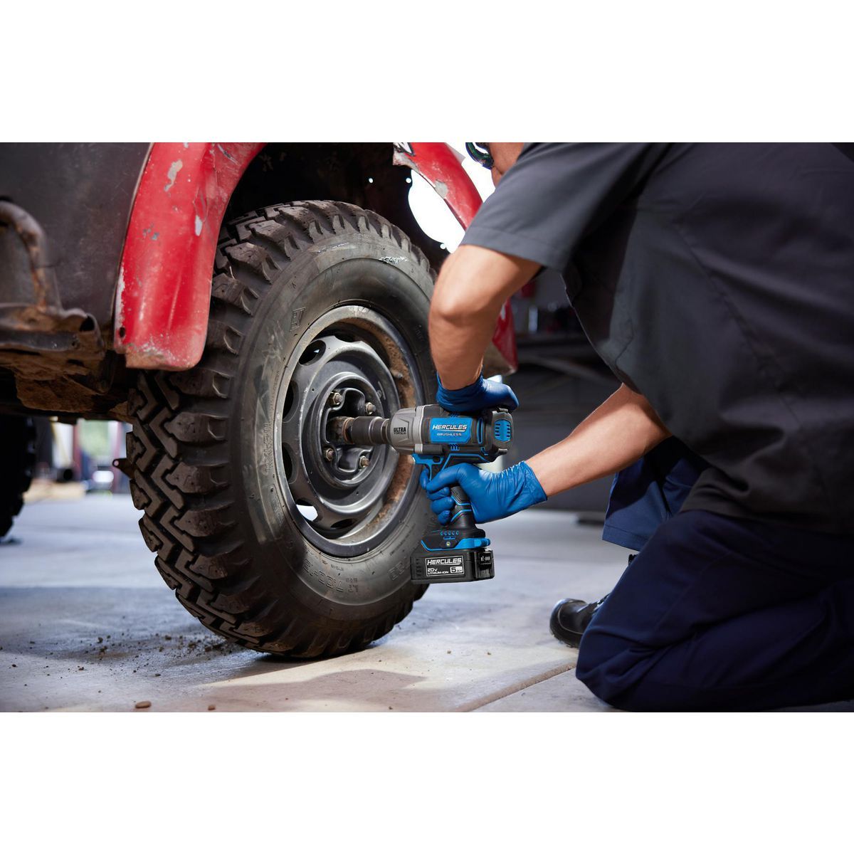 HERCULES 20V Brushless Cordless, 1/2 in. Ultra Torque Impact Wrench with Friction Ring - Tool Only
