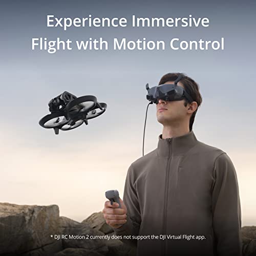 DJI Avata Pro-View Combo - First-Person View Drone UAV Quadcopter with 4K Stabilized Video, Super-Wide 155° FOV, Emergency Brake and Hover