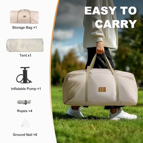 Inflatable Tents for Camping, Large Blow Up Tents for Camping Easy Set Up