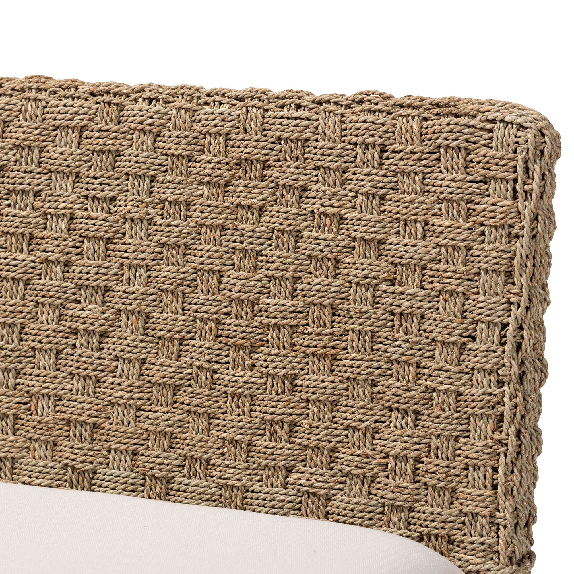Baxton Studio Denver Boho Dining Nook Banquette set, 2-Piece, Brown