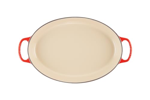 Le Creuset Enameled Cast Iron Signature Oval Baker, 3qt. Sea Salt