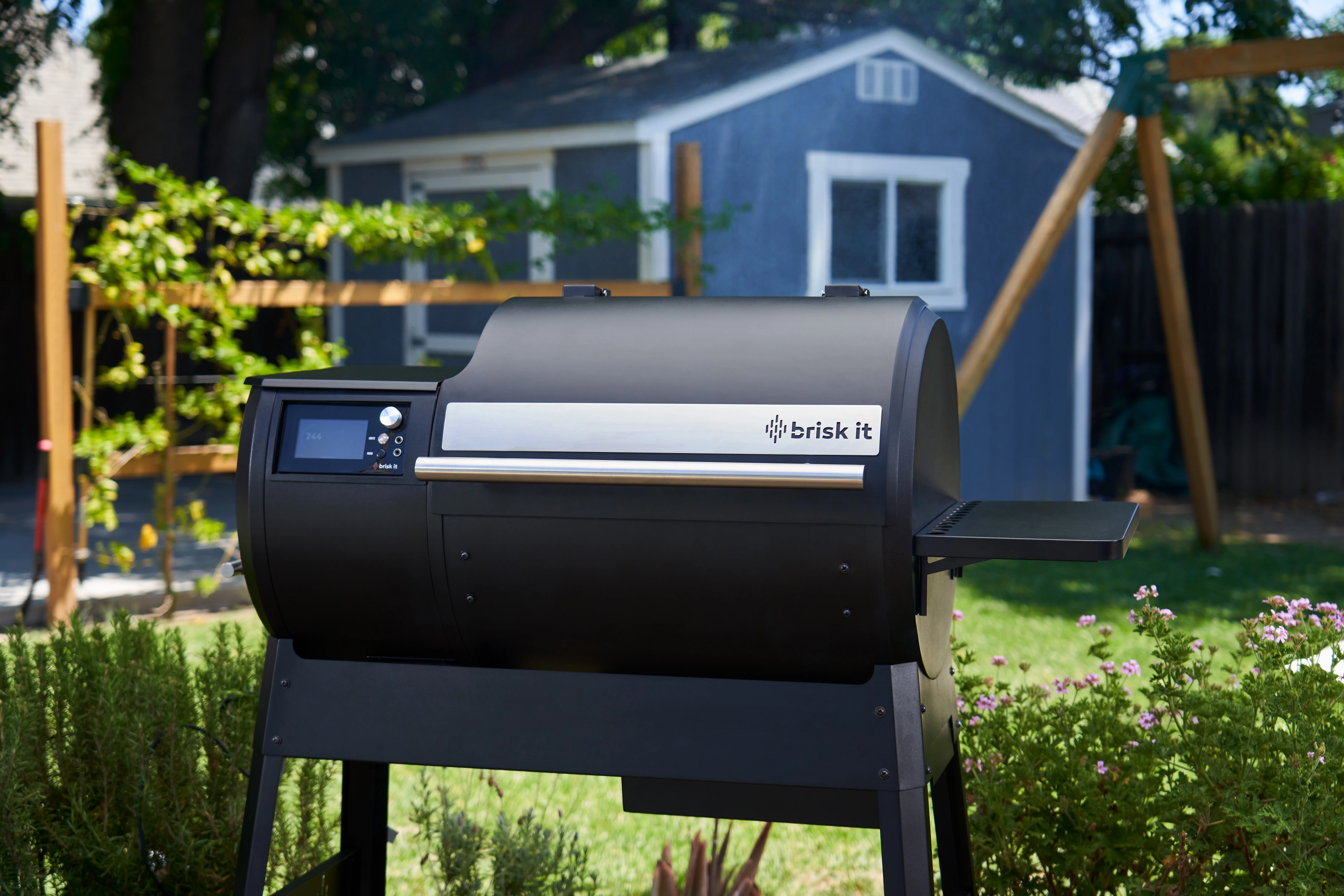 Brisk It BGO580 Origin-580 Wood Pellet Smoker Grill, Matte Black