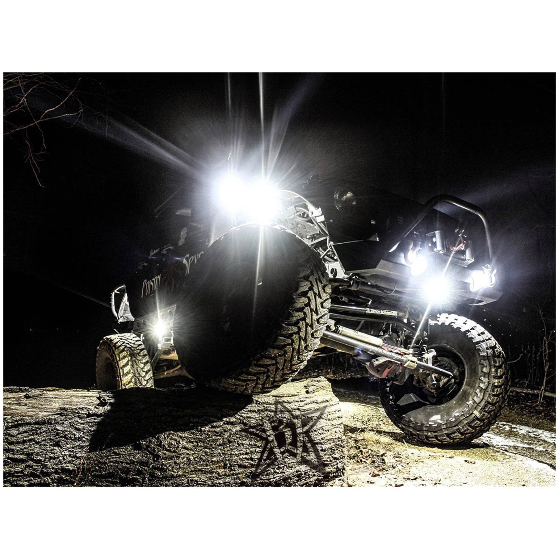 Rigid Industries 400243 Rock Light Kit Amber (4)
