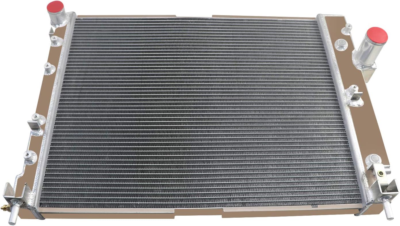 CoolingSnow 4 Row Radiator for Dodge Durango Dakota 3.7L 3.9L 5.2L 5.9L 2000-2004