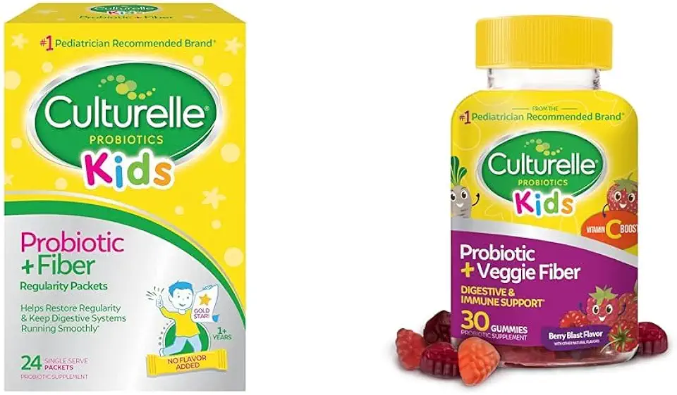 Culturelle Kids Probiotic + Fiber Packets (Ages 3+) - 24 Count