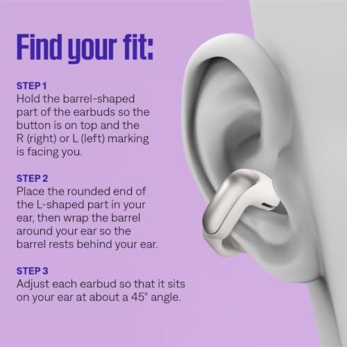 Bose Ultra Open Bluetooth Earbuds, True Wireless Earbuds with OpenAudio for Awareness, Clip On Design for Comfort, Immersive Audio