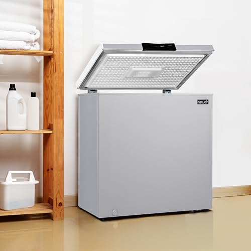 Newair 13.8 cu. ft. Upright Freezer, Fridge Freezer Convertible, Garage Ready Refrigerator, Frost Free Freezer with Door Alarm, Stand up Deep Freezer
